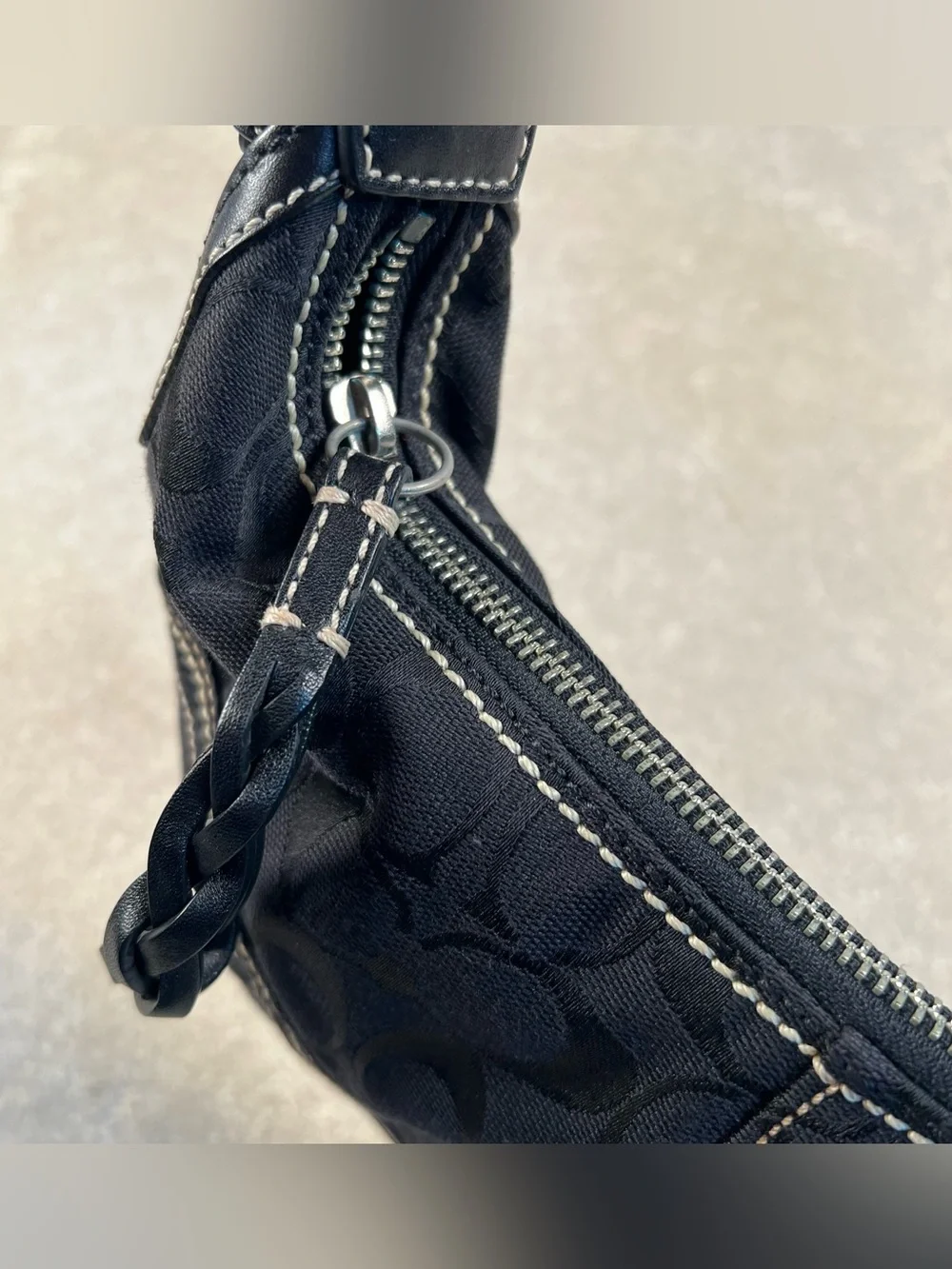 Coach Classic Soho Hobo Bag Black Y2K Vintage